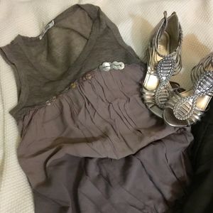 Brown Tank Blouse/Top